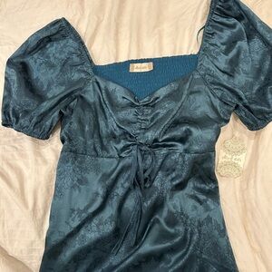 NWT Altar'd State Dark Teal Dress